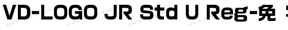 VD-LOGO JR Std U Reg字体转换